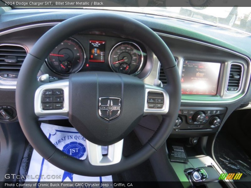 Billet Silver Metallic / Black 2014 Dodge Charger SXT
