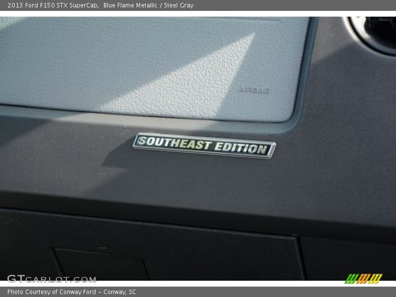 Blue Flame Metallic / Steel Gray 2013 Ford F150 STX SuperCab