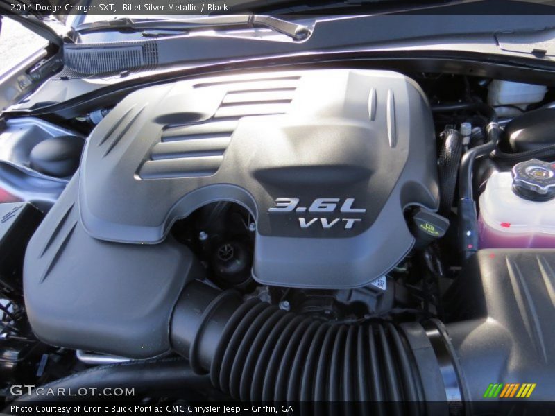 Billet Silver Metallic / Black 2014 Dodge Charger SXT