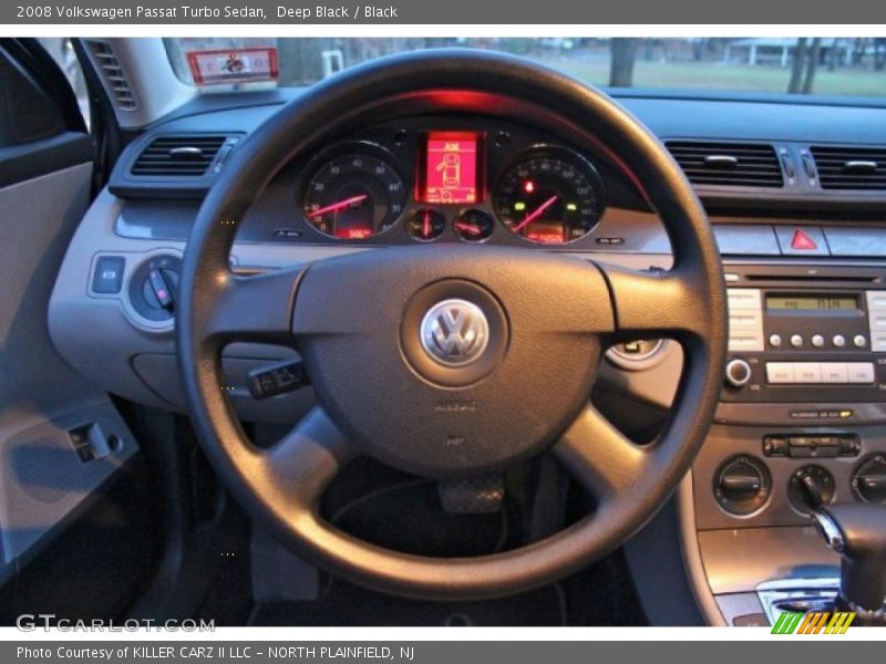 Deep Black / Black 2008 Volkswagen Passat Turbo Sedan