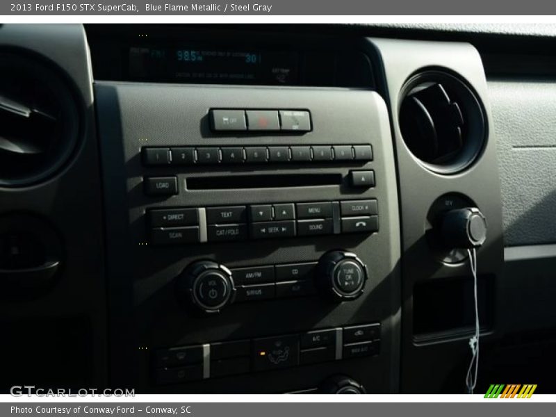Blue Flame Metallic / Steel Gray 2013 Ford F150 STX SuperCab