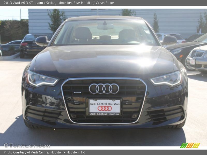 Moonlight Blue Metallic / Velvet Beige 2013 Audi A6 3.0T quattro Sedan