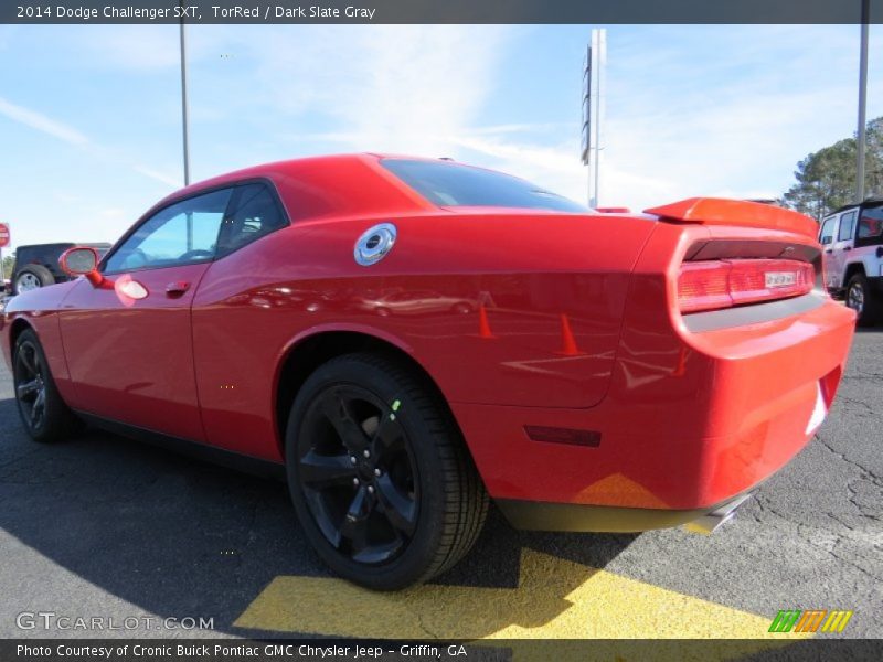 TorRed / Dark Slate Gray 2014 Dodge Challenger SXT