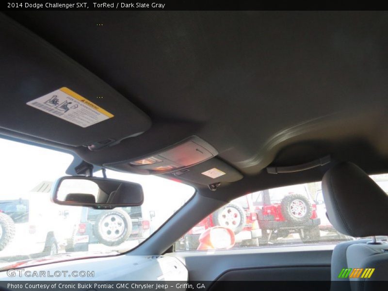 TorRed / Dark Slate Gray 2014 Dodge Challenger SXT