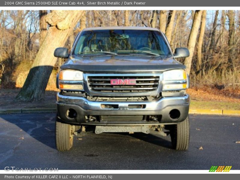 Silver Birch Metallic / Dark Pewter 2004 GMC Sierra 2500HD SLE Crew Cab 4x4