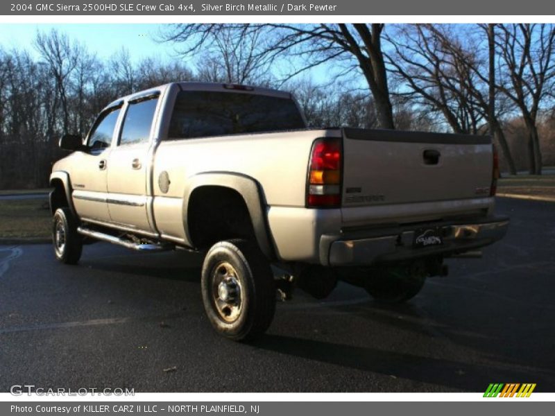 Silver Birch Metallic / Dark Pewter 2004 GMC Sierra 2500HD SLE Crew Cab 4x4