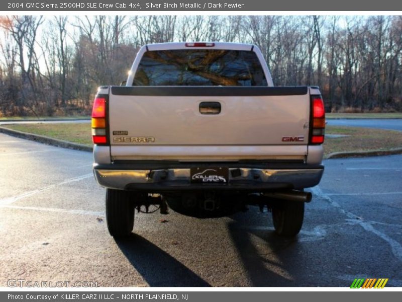 Silver Birch Metallic / Dark Pewter 2004 GMC Sierra 2500HD SLE Crew Cab 4x4