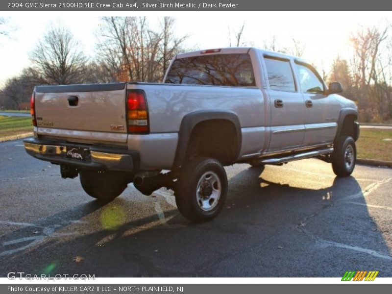 Silver Birch Metallic / Dark Pewter 2004 GMC Sierra 2500HD SLE Crew Cab 4x4