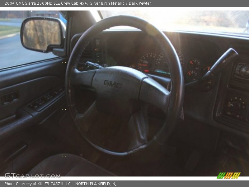 Silver Birch Metallic / Dark Pewter 2004 GMC Sierra 2500HD SLE Crew Cab 4x4