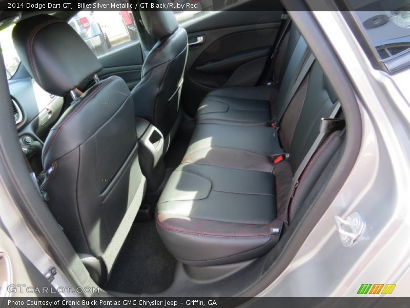 Rear Seat of 2014 Dart GT