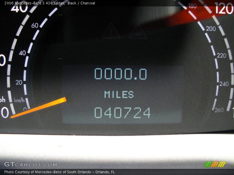 Black / Charcoal 2006 Mercedes-Benz S 430 Sedan