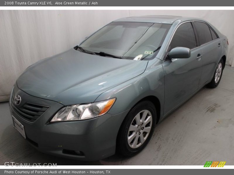 Aloe Green Metallic / Ash 2008 Toyota Camry XLE V6