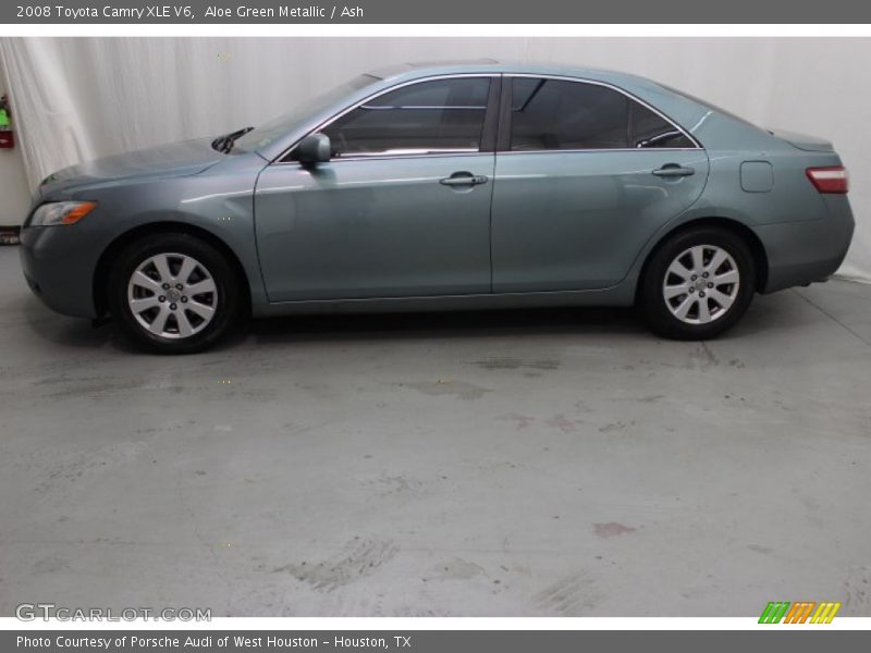 Aloe Green Metallic / Ash 2008 Toyota Camry XLE V6