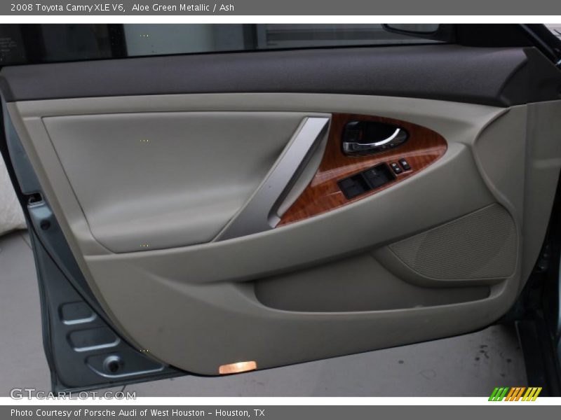 Aloe Green Metallic / Ash 2008 Toyota Camry XLE V6