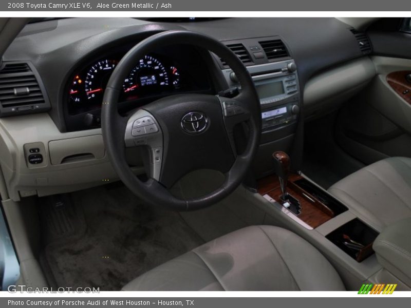 Aloe Green Metallic / Ash 2008 Toyota Camry XLE V6