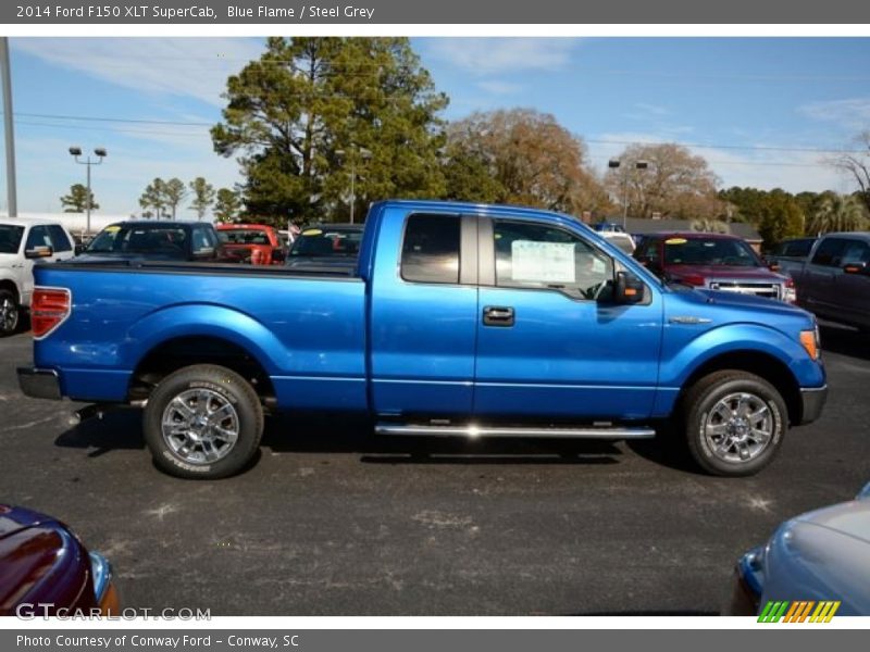  2014 F150 XLT SuperCab Blue Flame