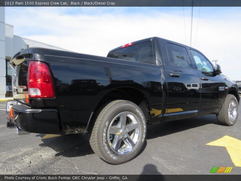 Black / Black/Diesel Gray 2013 Ram 1500 Express Crew Cab