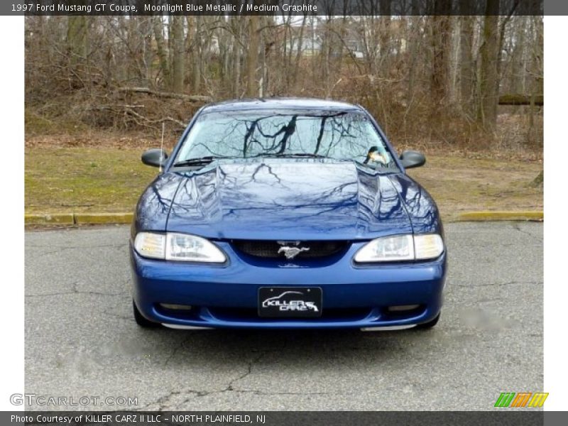 Moonlight Blue Metallic / Medium Graphite 1997 Ford Mustang GT Coupe