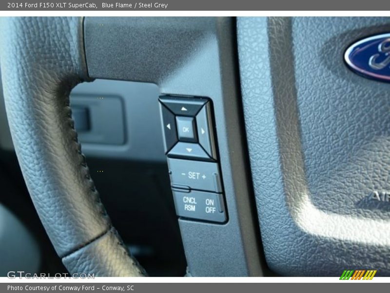 Blue Flame / Steel Grey 2014 Ford F150 XLT SuperCab