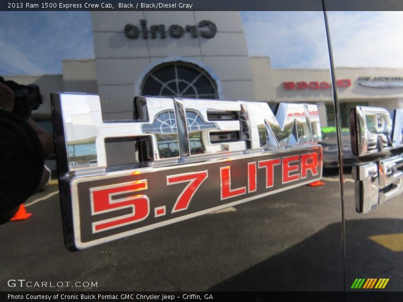 Black / Black/Diesel Gray 2013 Ram 1500 Express Crew Cab