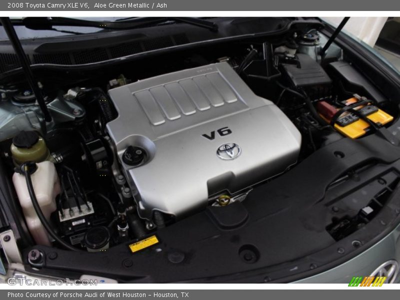 Aloe Green Metallic / Ash 2008 Toyota Camry XLE V6