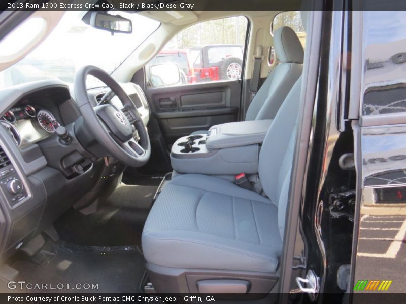 Black / Black/Diesel Gray 2013 Ram 1500 Express Crew Cab