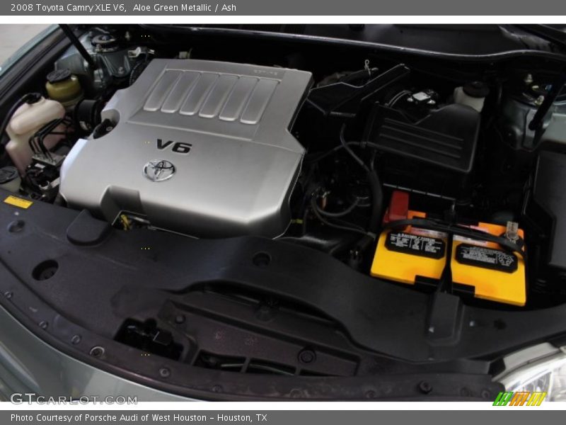 Aloe Green Metallic / Ash 2008 Toyota Camry XLE V6