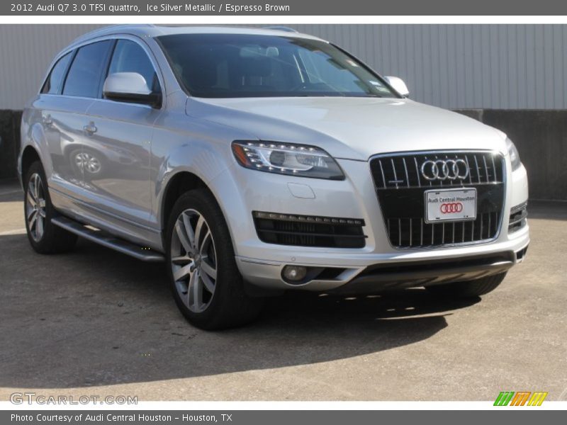 Ice Silver Metallic / Espresso Brown 2012 Audi Q7 3.0 TFSI quattro