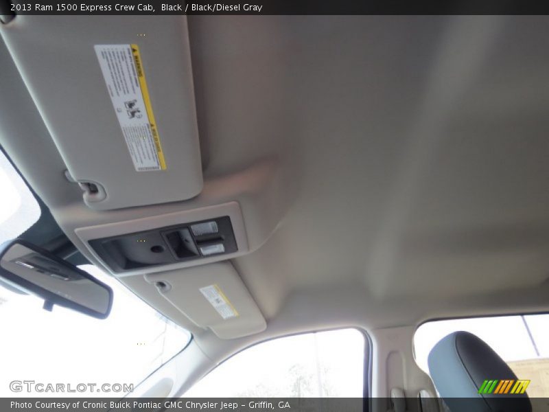 Black / Black/Diesel Gray 2013 Ram 1500 Express Crew Cab