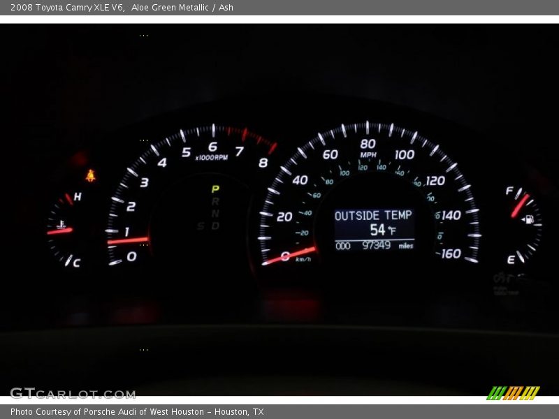 Aloe Green Metallic / Ash 2008 Toyota Camry XLE V6