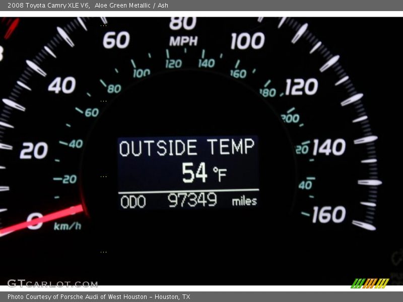 Aloe Green Metallic / Ash 2008 Toyota Camry XLE V6