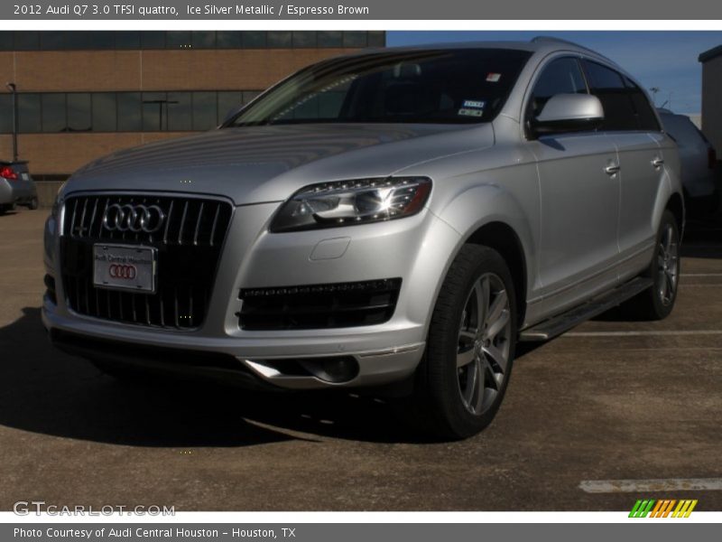 Ice Silver Metallic / Espresso Brown 2012 Audi Q7 3.0 TFSI quattro