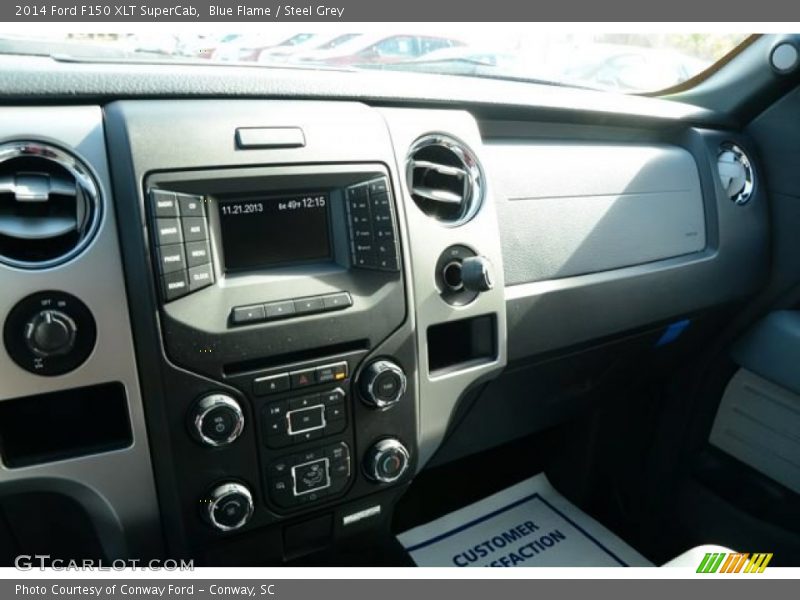 Blue Flame / Steel Grey 2014 Ford F150 XLT SuperCab