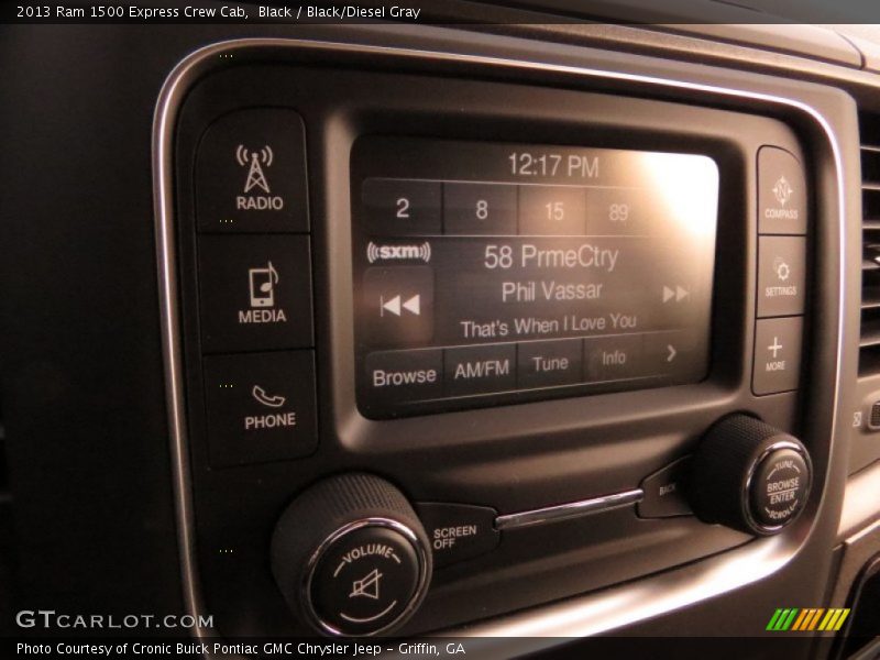 Black / Black/Diesel Gray 2013 Ram 1500 Express Crew Cab