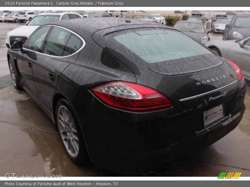 Carbon Grey Metallic / Platinum Grey 2010 Porsche Panamera S