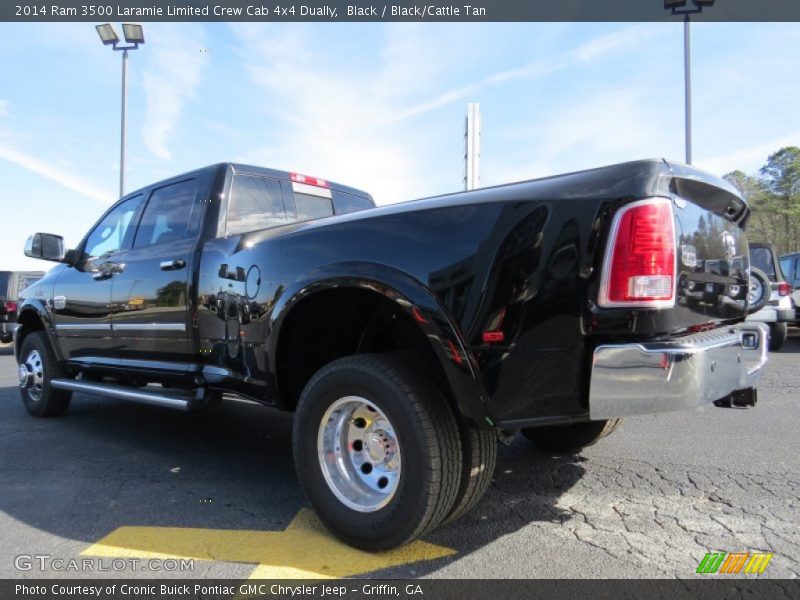 Black / Black/Cattle Tan 2014 Ram 3500 Laramie Limited Crew Cab 4x4 Dually