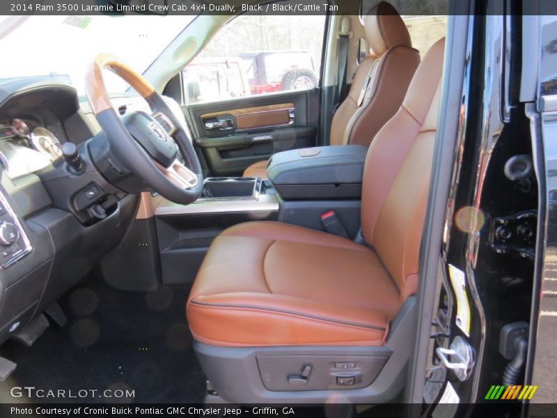 Front Seat of 2014 3500 Laramie Limited Crew Cab 4x4 Dually