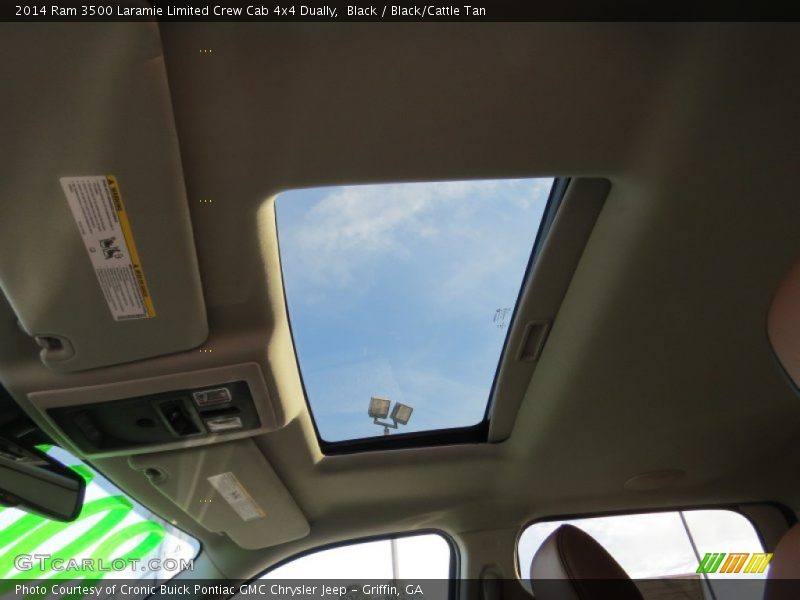 Black / Black/Cattle Tan 2014 Ram 3500 Laramie Limited Crew Cab 4x4 Dually