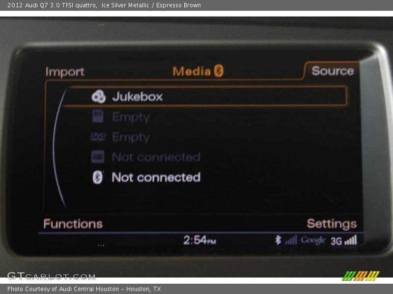Ice Silver Metallic / Espresso Brown 2012 Audi Q7 3.0 TFSI quattro