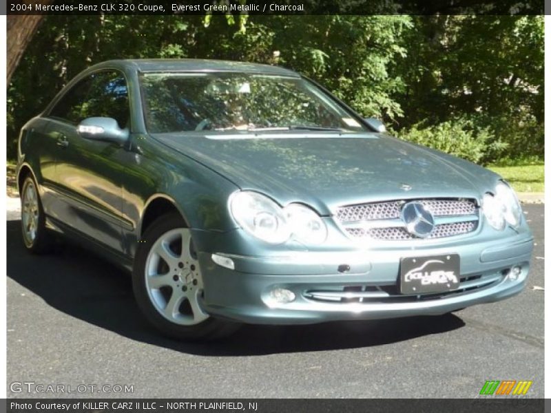 Everest Green Metallic / Charcoal 2004 Mercedes-Benz CLK 320 Coupe