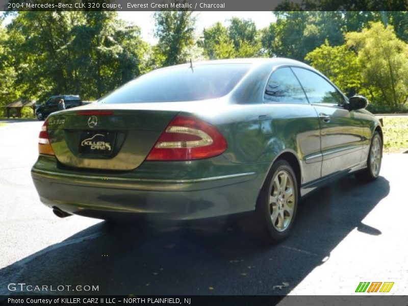 Everest Green Metallic / Charcoal 2004 Mercedes-Benz CLK 320 Coupe