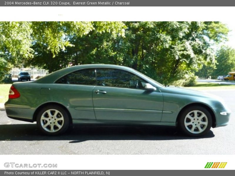 Everest Green Metallic / Charcoal 2004 Mercedes-Benz CLK 320 Coupe