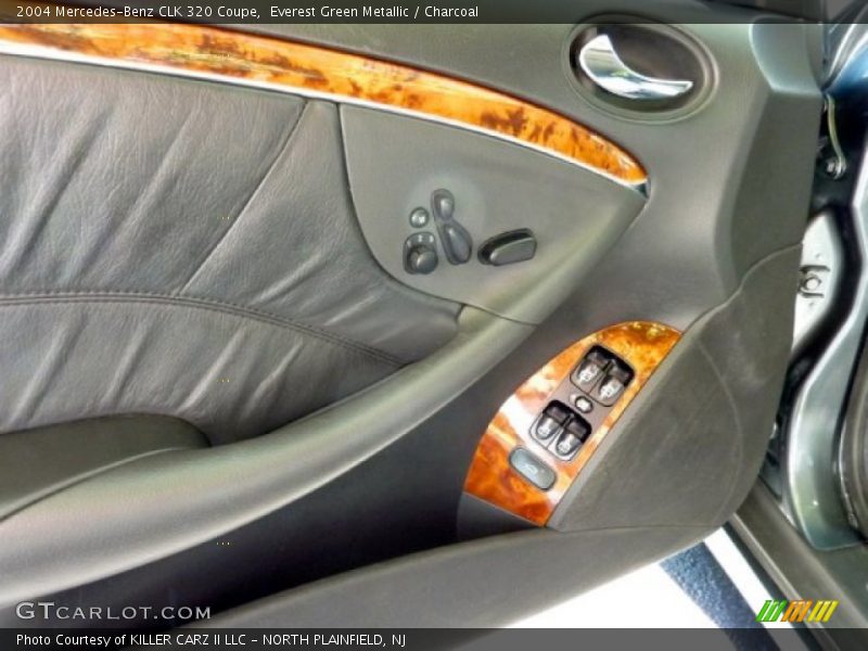 Everest Green Metallic / Charcoal 2004 Mercedes-Benz CLK 320 Coupe