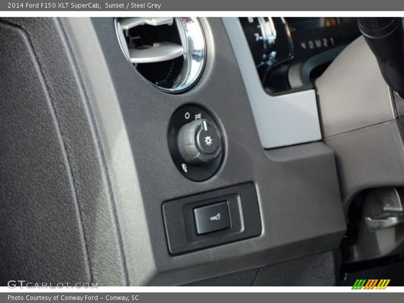 Sunset / Steel Grey 2014 Ford F150 XLT SuperCab