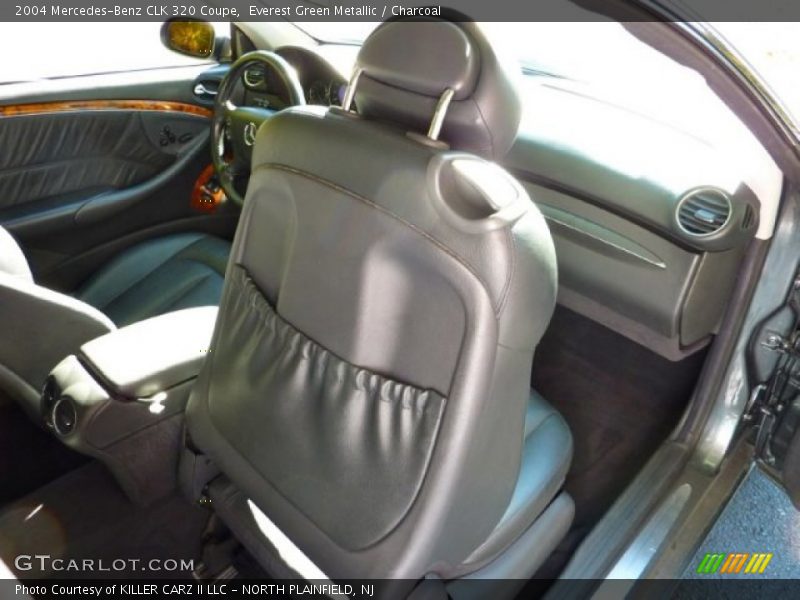 Everest Green Metallic / Charcoal 2004 Mercedes-Benz CLK 320 Coupe