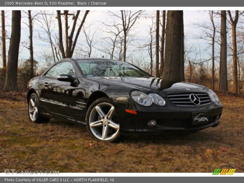 Black / Charcoal 2005 Mercedes-Benz SL 500 Roadster