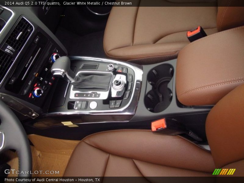Glacier White Metallic / Chestnut Brown 2014 Audi Q5 2.0 TFSI quattro