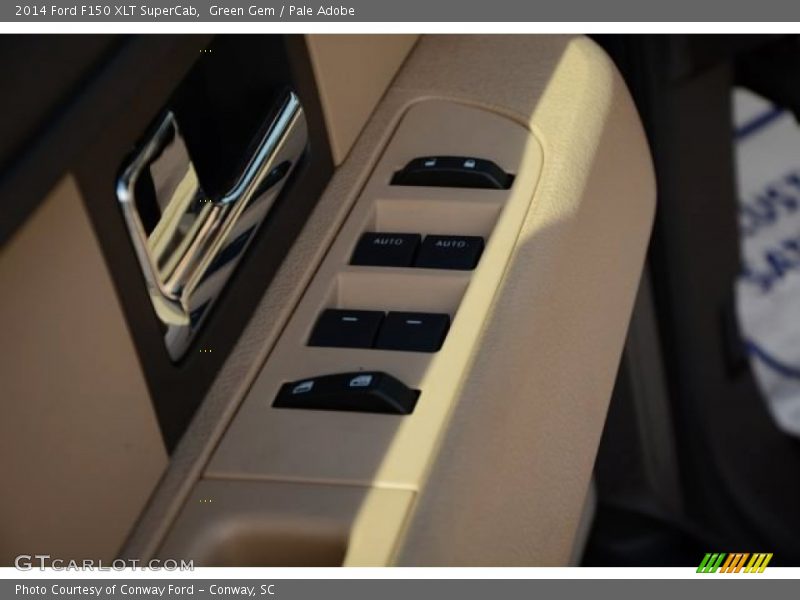 Green Gem / Pale Adobe 2014 Ford F150 XLT SuperCab