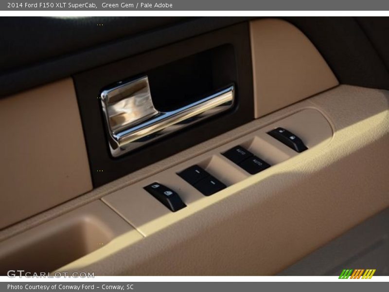 Green Gem / Pale Adobe 2014 Ford F150 XLT SuperCab