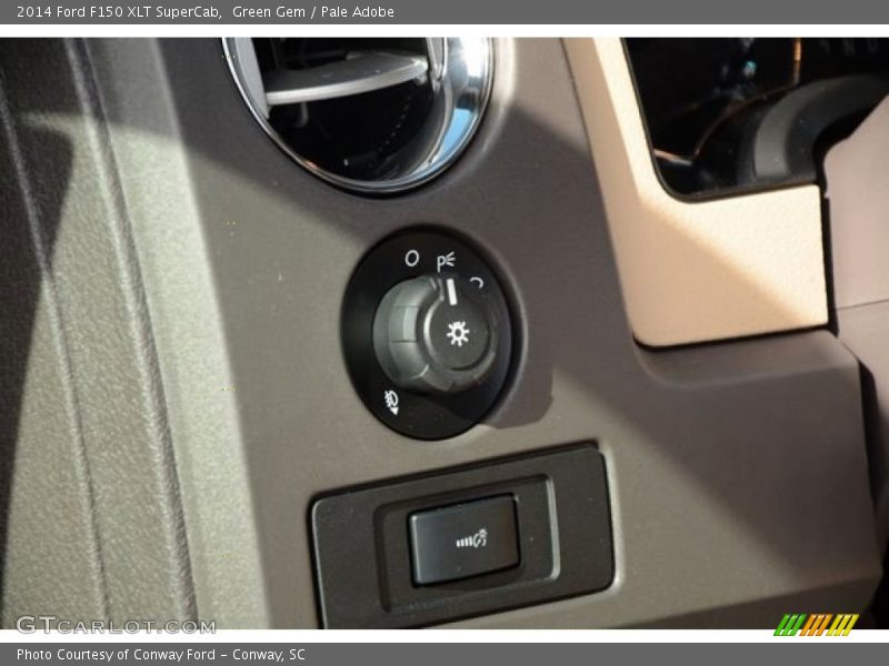 Green Gem / Pale Adobe 2014 Ford F150 XLT SuperCab